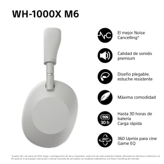Sony WH-1000XM6 Auriculares Bluetooth inalámbricos por 222,51€ en AliExpress