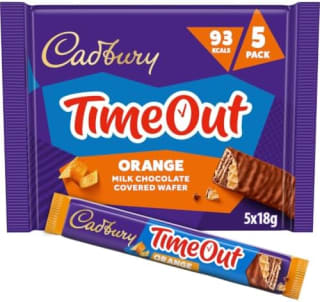 Cadbury Timeout Orange 90g (5 x 18 g) for £0.75 at Amazon