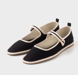 Bailarina de lona con cierre de hebilla para mujer TEX por 6.99€