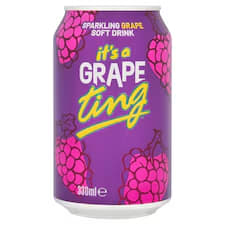 Ting 330ml cans for £0.40 at Tesco (Clubcard price)