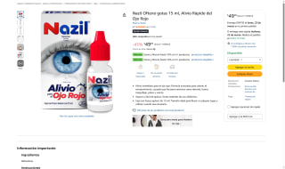 Nazil Ofteno Gotas 15ml por $49 | Amazon