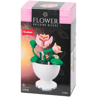 Sluban bloemen bouwstenen voor €2,99 bij Action