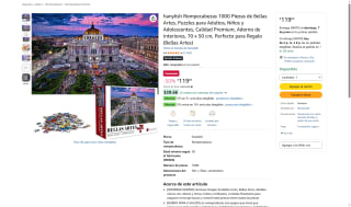 Rompecabezas 1000 Piezas por $119 | Oferta Amazon