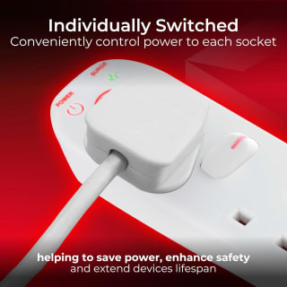 Masterplug Four Socket Extension Lead for £6.65 at Amazon