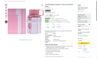 Armaf Odyssey Candee 3.3 Eau De Perfume por $437 | Oferta Amazon