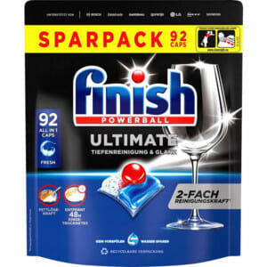 Finish Ultimate Vaatwastabletten All in 1 Fresh 92 stuks voor €16,99 bij Plein