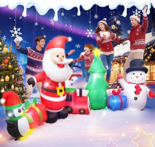 Decoración Inflable Navideña 2.4m LED por $899 | Amazon