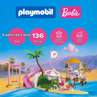 PLAYMOBIL Barbie Beach Café (72121) voor €41,09 bij Amazon