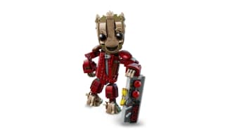 76341 LEGO Super Heroes Marvel Groot in Ravager Jumpsuit voor €37,49 bij DreamLand