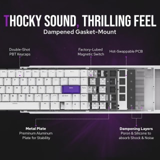 EPOMAKER HE68 teclado por $616.99 en Amazon