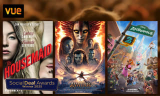 Bioscoopkaartje bij Vue Cinemas voor €8,50 via Social Deal