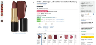 Labial Revlon Rumberry Super Lustrous por $98 | Oferta Amazon