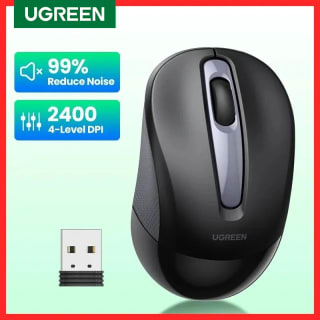 Mouse UGREEN Inalámbrico 2400 DPI por $73 en AliExpress