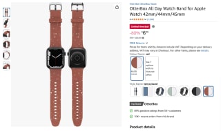 OtterBox All Day Watch Band voor Apple Watch voor €6 bij Amazon