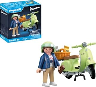 PLAYMOBIL Cars 71621 Vespa 150 Sprint Veloce (1969) por 10,00€ en Amazon