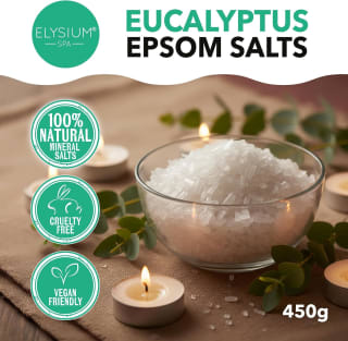 Elysium Spa Natural Eucalyptus Epsom Salts 450 g for £1 at Amazon