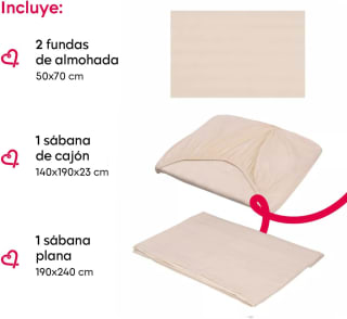 CUORY Juego de sábanas matrimonial 3000 hilos por $175.11 en Amazon