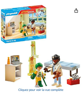 Playmobil 71619 Pédiatre avec Enfant à 12€