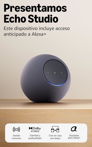 Amazon Echo Studio por $2,225 | Amazon (BanCoppel)