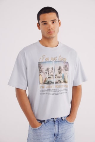 Camiseta para Hombre Springfield I'm not lazy por 2.99€