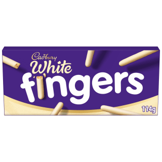 Cadbury White Chocolate Fingers 114g for £1 at Tesco