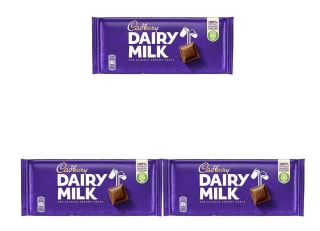 Cadbury Tableta de chocolate con leche clásica pack de 3 unidades de 110g por 8,22€