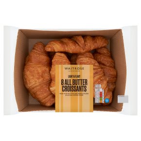 Waitrose All Butter Croissants 8 Pack £3 Deal