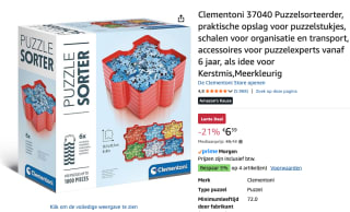Clementoni 37040 Puzzelsorteerder voor €6,39 bij Amazon