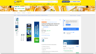 Repuesto Cabezal Oral-B 2unidades por $155 | Mercado Libre