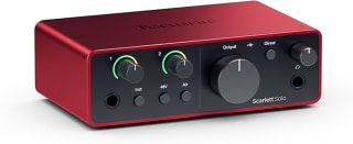 Focusrite Scarlett Solo interfaz de audio USB-C 4.ª gen por 83€ en Amazon