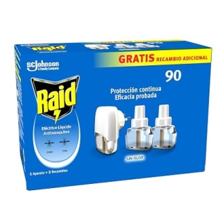 Raid Líquido Eléctrico 1 aparato + 2 recambios (2x27 ml) por 3.80€ en Amazon
