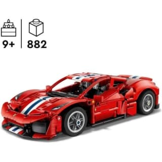 LEGO Technic Ferrari 488 Pista (42235, 882 piezas) por 46,99€ en PcComponentes