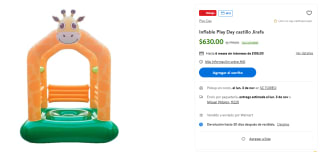 Inflable Play Day 1.2M x 1M por $630 | Oferta Walmart