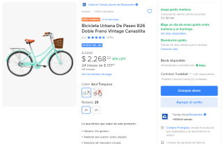 Bicicleta Urbana Acero Aleado Doble Freno $2,168 | Mercado Libre