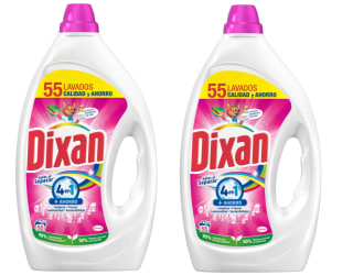 2 Botes de DIXAN Detergente Total 4+1 Adiós al Separar 55 lavados por 11.69€