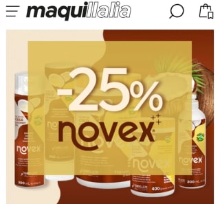 -25% de Descuento en Novex desde Maquillalia.