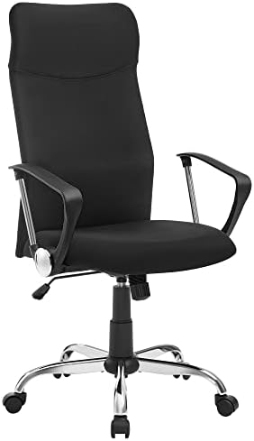 SONGMICS Silla de Oficina Tapizado, Ajustable Altura, carga 120kg por 59.98€