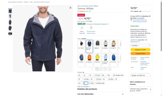 Chamarra Tommy Hilfiger Impermeable G por $670 | Amazon