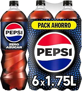 Pepsi Zero Refresco 2 Pack 6x1,75L por 6,76€