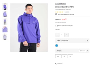 Sudadera Calvin Klein por $740 | Liverpool