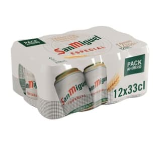 San Miguel Especial Pack 12 Latas 33cl por 5,40€