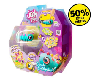 Jiggly Pets Blauwe Rups voor €4,98 bij Kruidvat