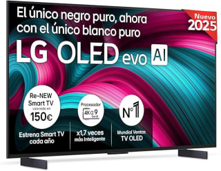 LG OLED42C54LA TV 42", OLED EVO 4K, Smart TV AI C5, WebOS 25 por 849,99€