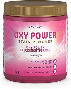 by Amazon Oxy Power Stain Remover Powder for Colours 1kg