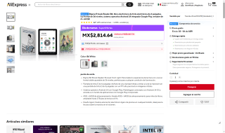 Bigme E-book Reader B6 64GB por $2,359 | AliExpress