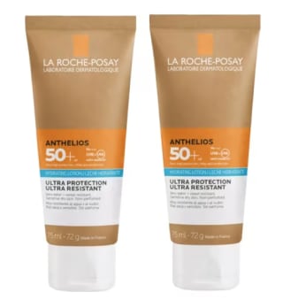 La Roche Posay Anthelios SPF50+ Leche sin Perfume 2x75 ml por 11.99€