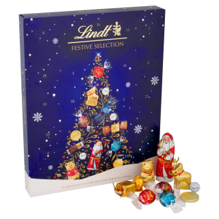 Lindt Festive Selection Chocolate Advent Calendar 289g for £0.50