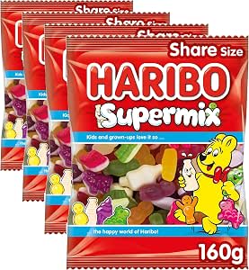 Haribo Supermix 160g bags, pack of 4, available for £3.48 with Subscribe & Save