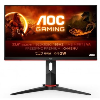 Monitor AOC C24G2AE/BK 23.6" LED FullHD 165Hz FreeSync Premium Curva por 89.99€