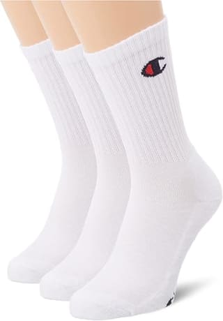 Champion Unisex 3-Pack Socks, Crew, Navy Blue for £5.60